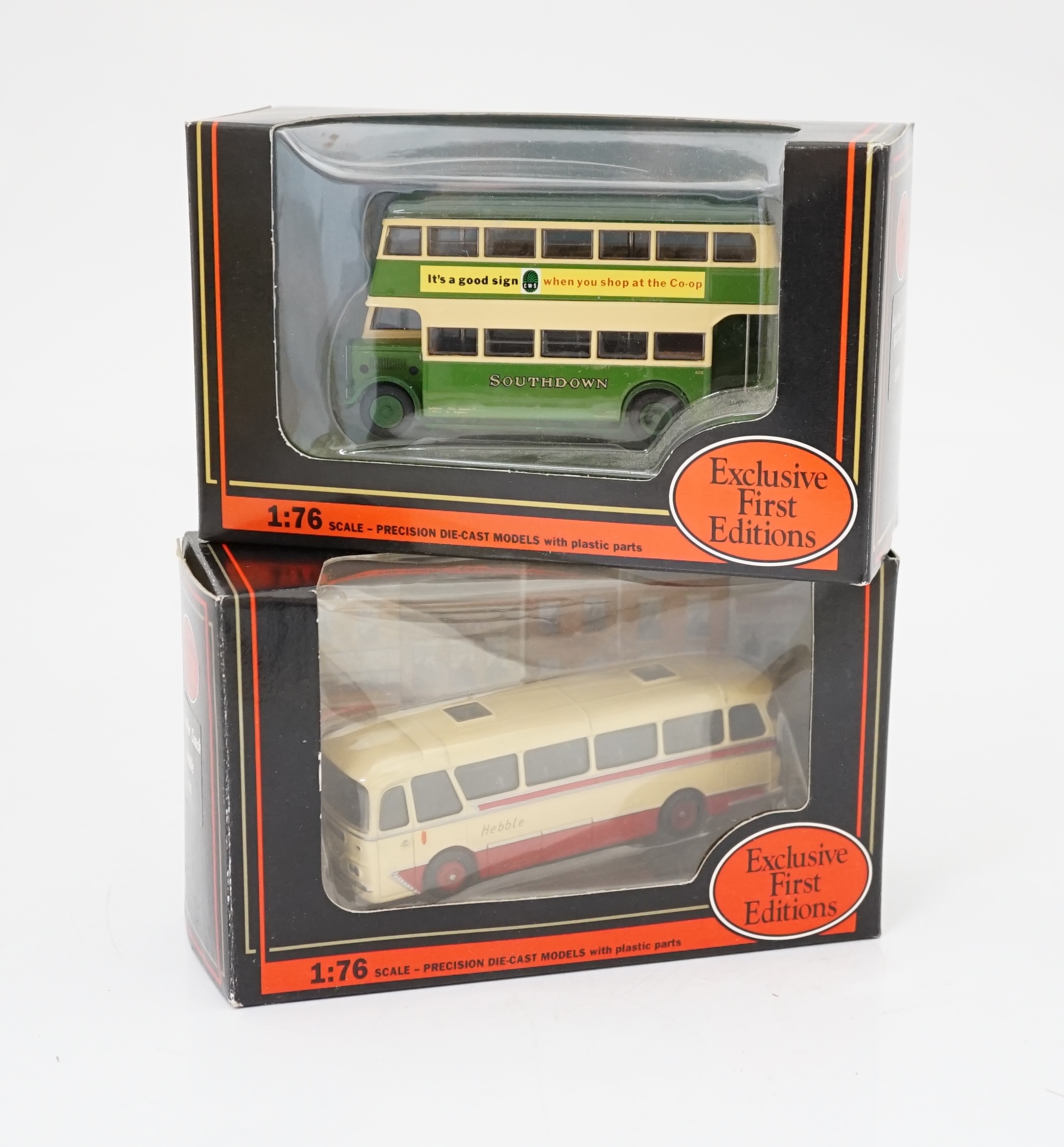 Thirty-five boxed EFE buses and coaches, etc. operators including; East Kent, Grey Cars, Brighton and Hove, Eastbourne, Southdown, etc.